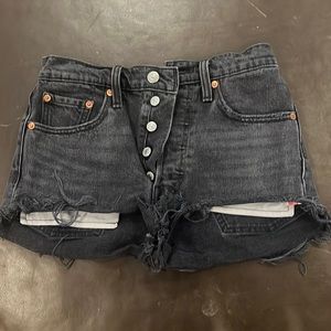 levi’s shorts black/grey
